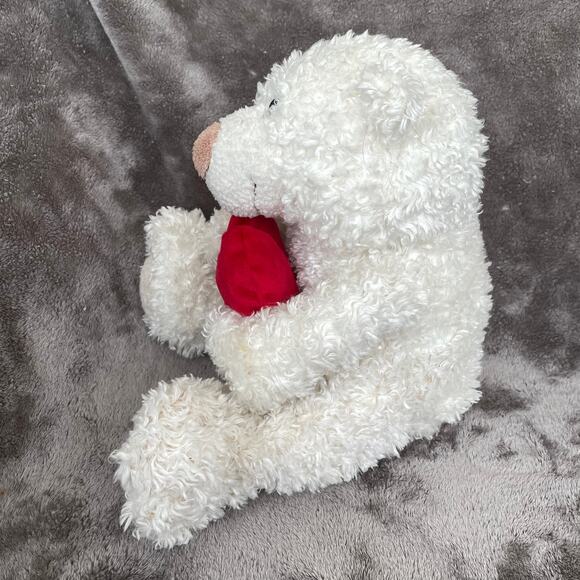 Hallmark Hug Me Squeeze Me Love Me Bear Plush 11” Animated Heartly Stuffed Toy - Picture 3 of 13